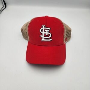 New Era St Louis Cardinals Baseball Cap Hat One Size Adjustable **INK ON INSIDE*